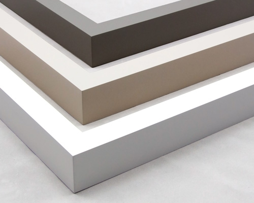 Opaque lacquer wook picture frames