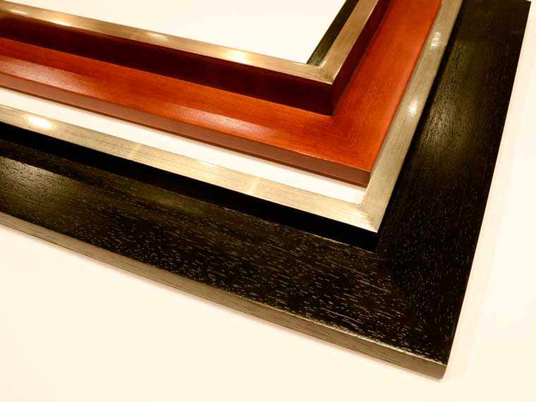 white gold guilded custom picture frame