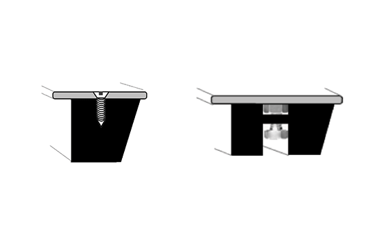 Flat iron welded steel diagram