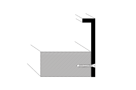 welded aluminum picture frame diagram