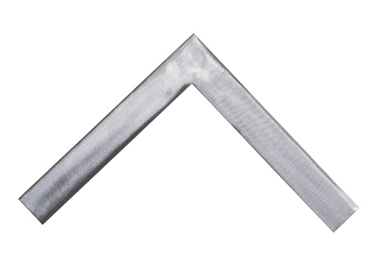 brushed gloss welded steel picture frame