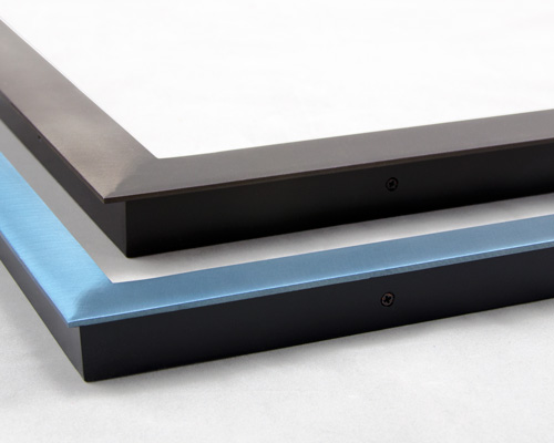 brushed-welded-steel-custom-picture-frames brushed welded steel picture frames