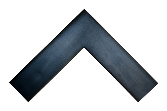 Carbon black welded steel picture frame