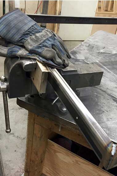 custom made welded steel picture frame