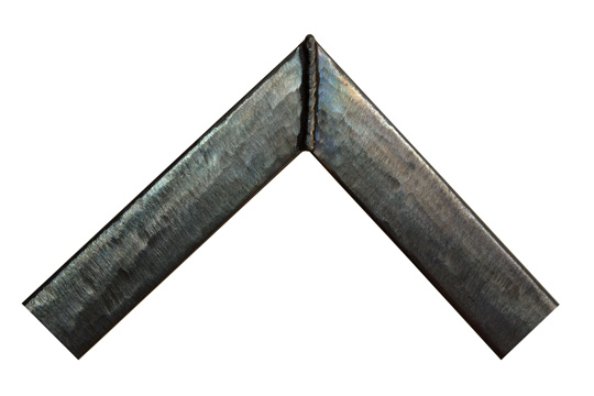 hammered blue welded steel picture frame