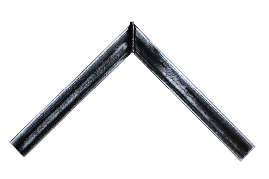 industrial satin welded steel picture frames