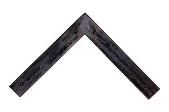 pitted slate oval screws welded steel picture frame