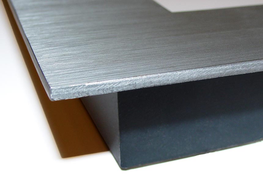 t shaped welded steel picture frame