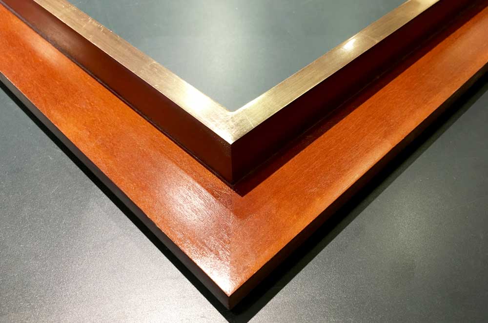 cherry-natural-hardwood-custom-frame-moon-gold-leaf-face